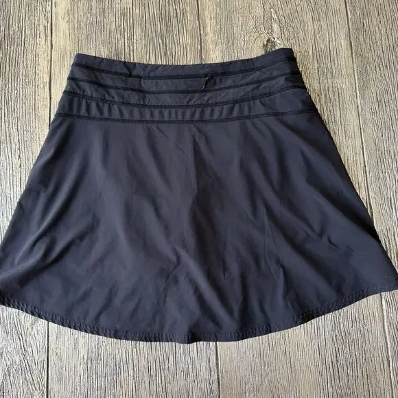 Athleta Women's Bundle Blue Tank Open Back Tank Top XL & All Day Black Skort 8 - Picture 3 of 8